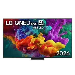 LG QNED87 evo AI, 86'', 4K UHD, QNED Mini LED, juodas - Televizorius