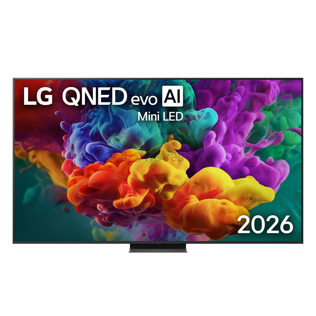 LG QNED87 evo AI, 86'', 4K UHD, QNED Mini LED, juodas - Televizorius