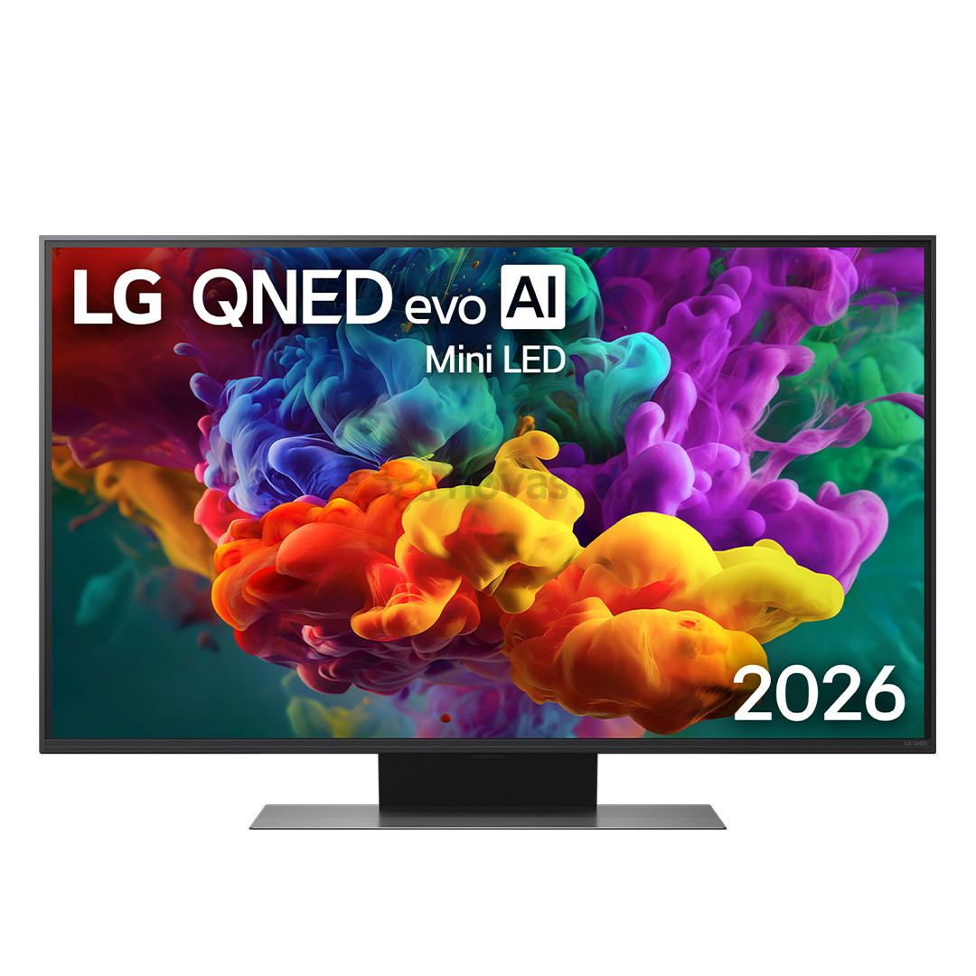 LG QNED87 evo AI, 43'', 4K UHD, QNED Mini LED, black - TV