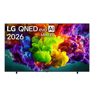 LG QNED93 evo AI, 115'', 4K UHD, QNED Mini LED, черный - Телевизор