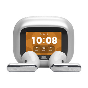 JBL Live Flex 4, sidabro spalvos - Belaidės ausinės JBLLIVEFLEX4SIL