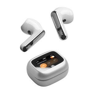 JBL Live Flex 4, sidabro spalvos - Belaidės ausinės