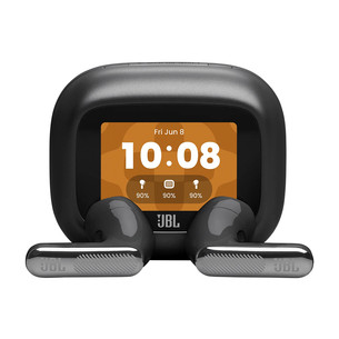JBL Live Flex 4, juodos - Belaidės ausinės JBLLIVEFLEX4BLK