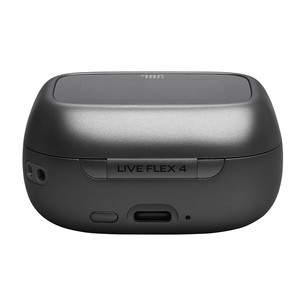JBL Live Flex 4, juodos - Belaidės ausinės