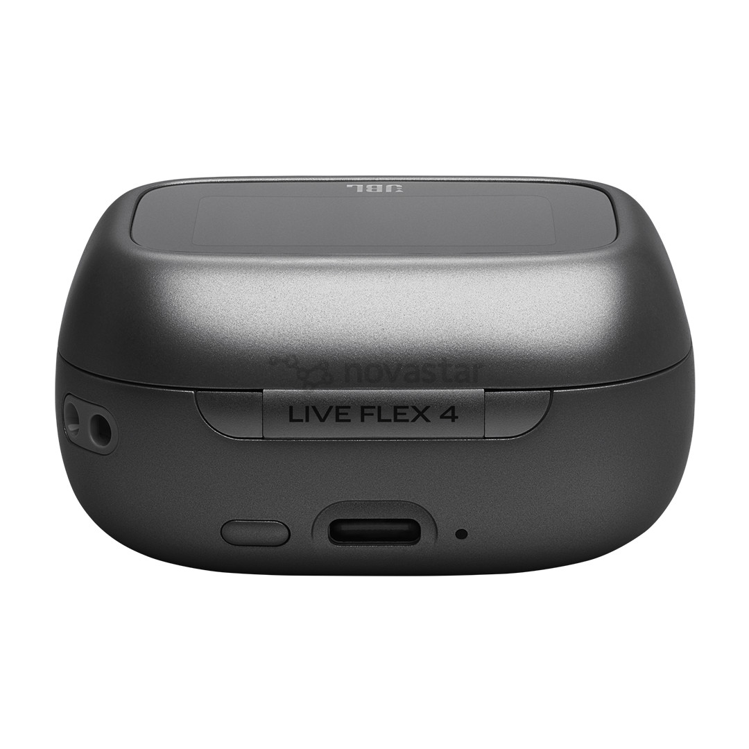 JBL Live Flex 4, juodos - Belaidės ausinės
