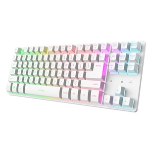 Trust GXT 831 Thado Wireless, TKL, SWE, white- Wireless keyboard