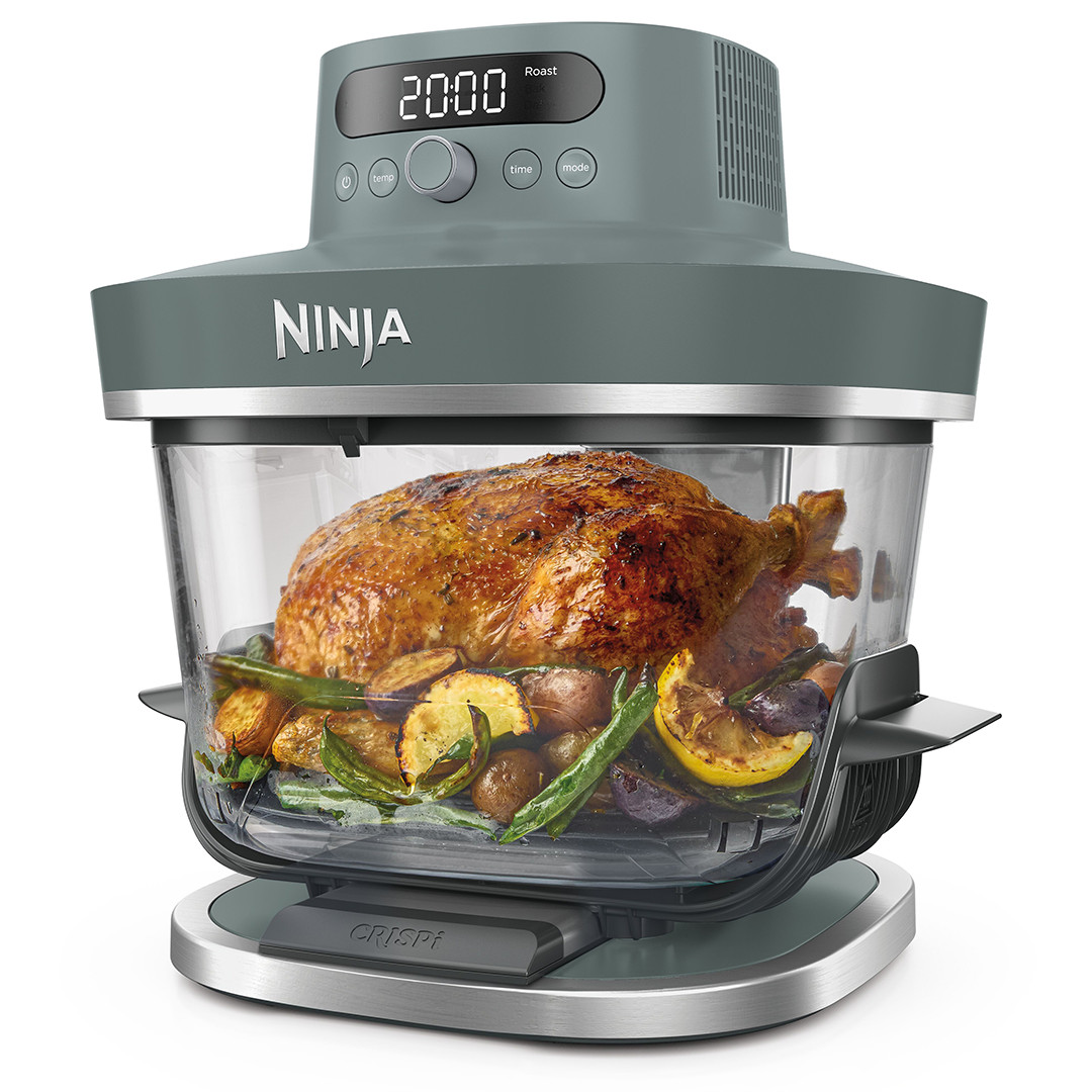 Ninja CRISPi PRO 7-in-1 XL,2050 Вт, 5,7 л, прозрачный/серый -Аэрогриль