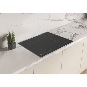 Whirlpool, plotis 59 cm, juoda - Įmontuojama indukcinė kaitlentė