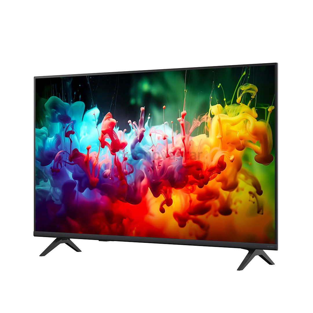 LG QNED72 AI, 43'', 4K UHD, QNED Mini LED, juodas - Televizorius