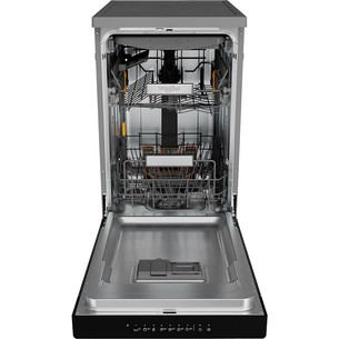 Whirlpool, 10 place settings, stainless steel - Free standing dishwasher