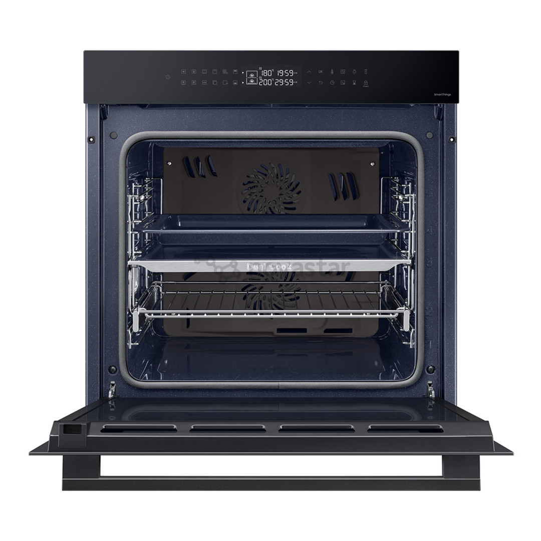 Samsung Dual Cook, katalizė, 76 L, juoda - Įmontuojama orkaitė