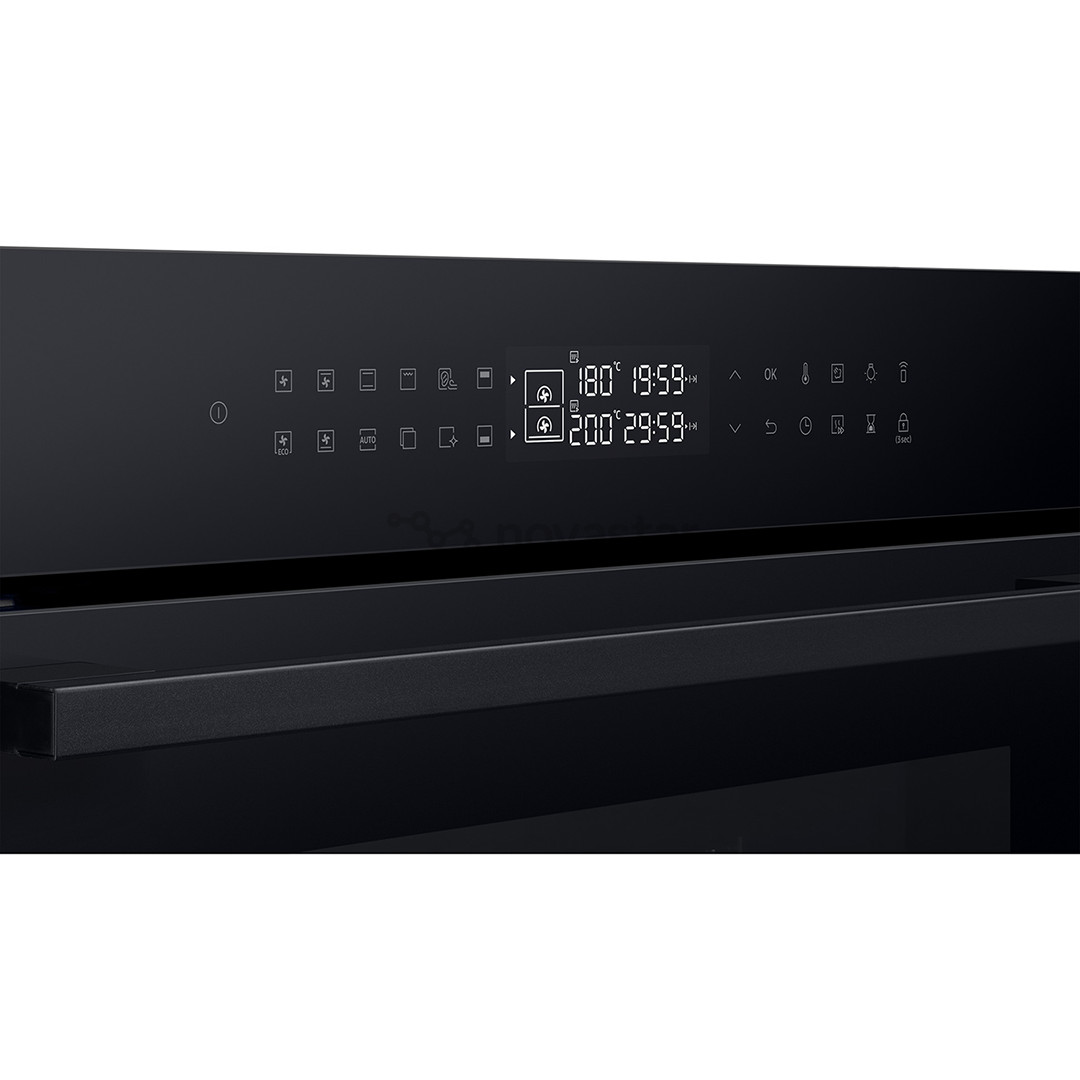 Samsung Dual Cook, katalizė, 76 L, juoda - Įmontuojama orkaitė
