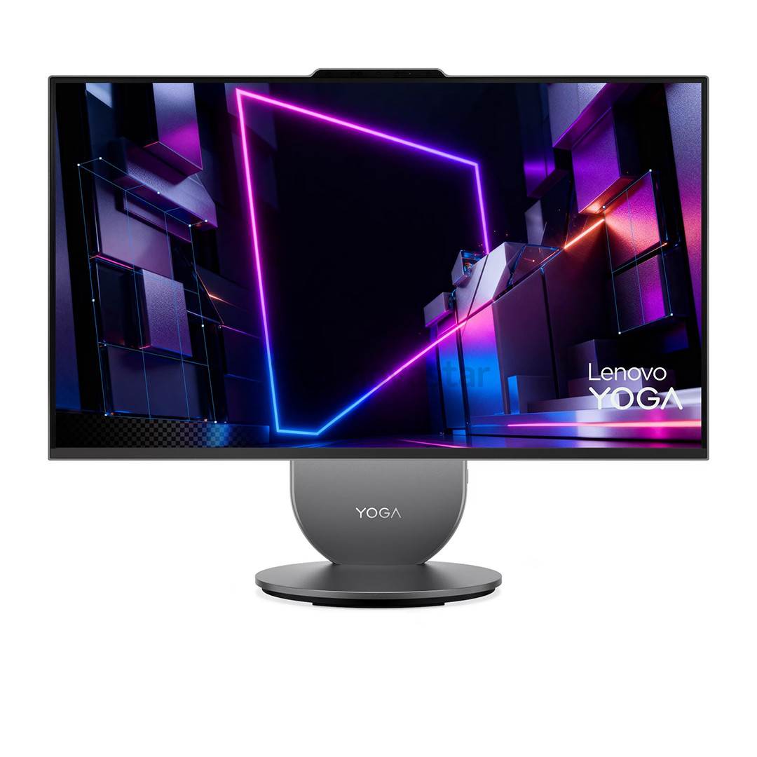 Lenovo Yoga AIO 27IPH11, 27'', QHD, IPS, 120 Hz, Ultra 7, 32 GB, 1 TB, pilkas - Stacionarus kompiuteris F0JR0011NT