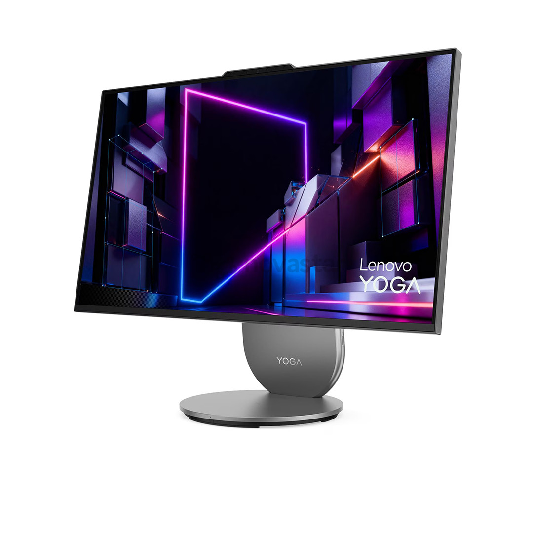 Lenovo Yoga AIO 27IPH11, 27'', QHD, IPS, 120 Hz, Ultra 7, 32 GB, 1 TB, pilkas - Stacionarus kompiuteris