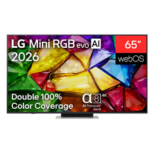 LG Mini RGB evo AI MRGB88, 65'', 4K UHD, Mini RGB, темно-серый - Телевизор