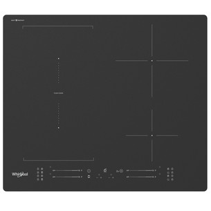 Whirlpool, width 59 cm, black - Built-in induction hob WFS7560NEBM