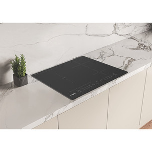 Whirlpool, width 59 cm, black - Built-in induction hob