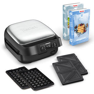 Tefal Snack Collection Precision, 700 W, pilka - Sumuštinių ir vaflių keptuvė SW872BF0