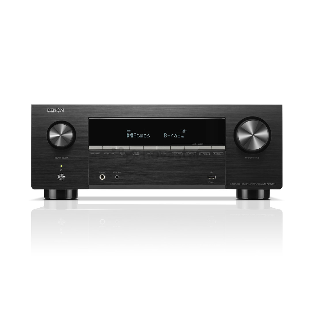 Denon AVC-X3900H, 9.4, 4K/8K, черный -Ресивер AVCX3900HBKE2