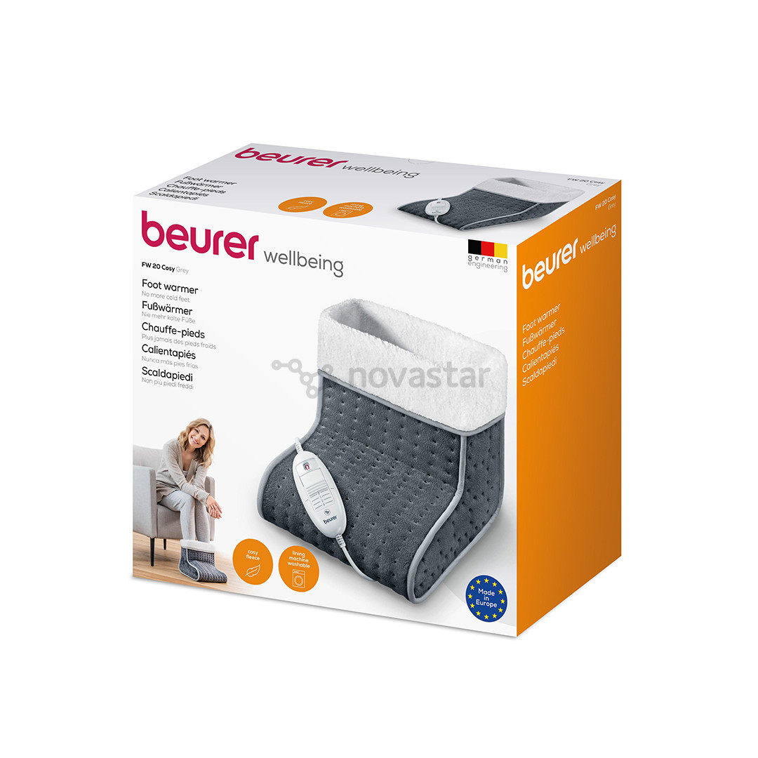Beurer, серый/белый - Грелка для ног