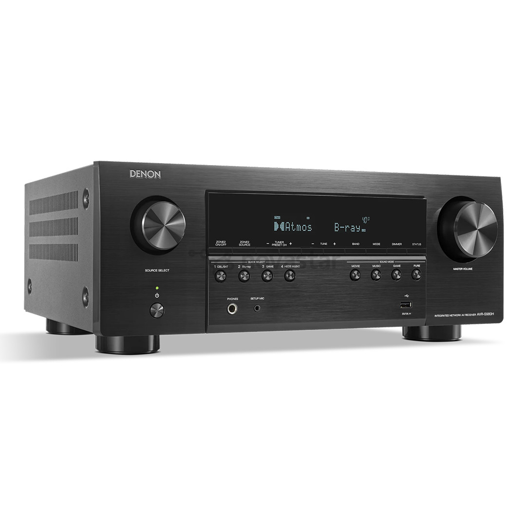Denon AVR-S980H, 7.2, 4K/8K, juodas - Imtuvas