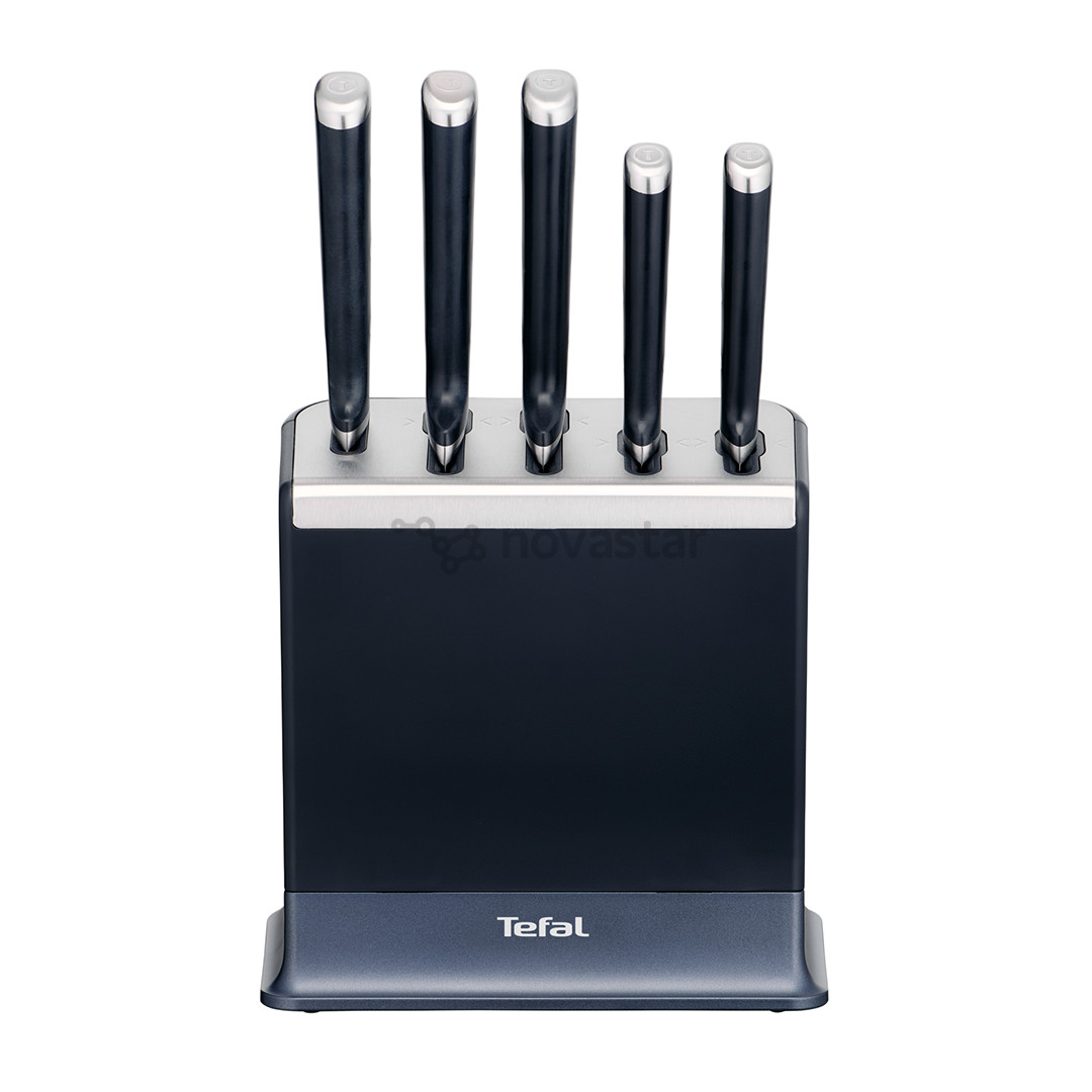 Tefal EverSharp, 5 vnt., nerūdijančio plieno - Peilių rinkinys su stovu