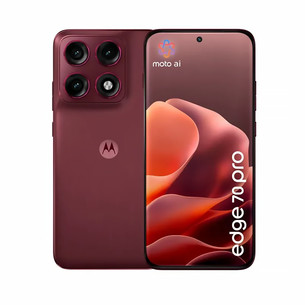Motorola Edge 70 Pro, tamsiai raudonas - Išmanusis telefonas