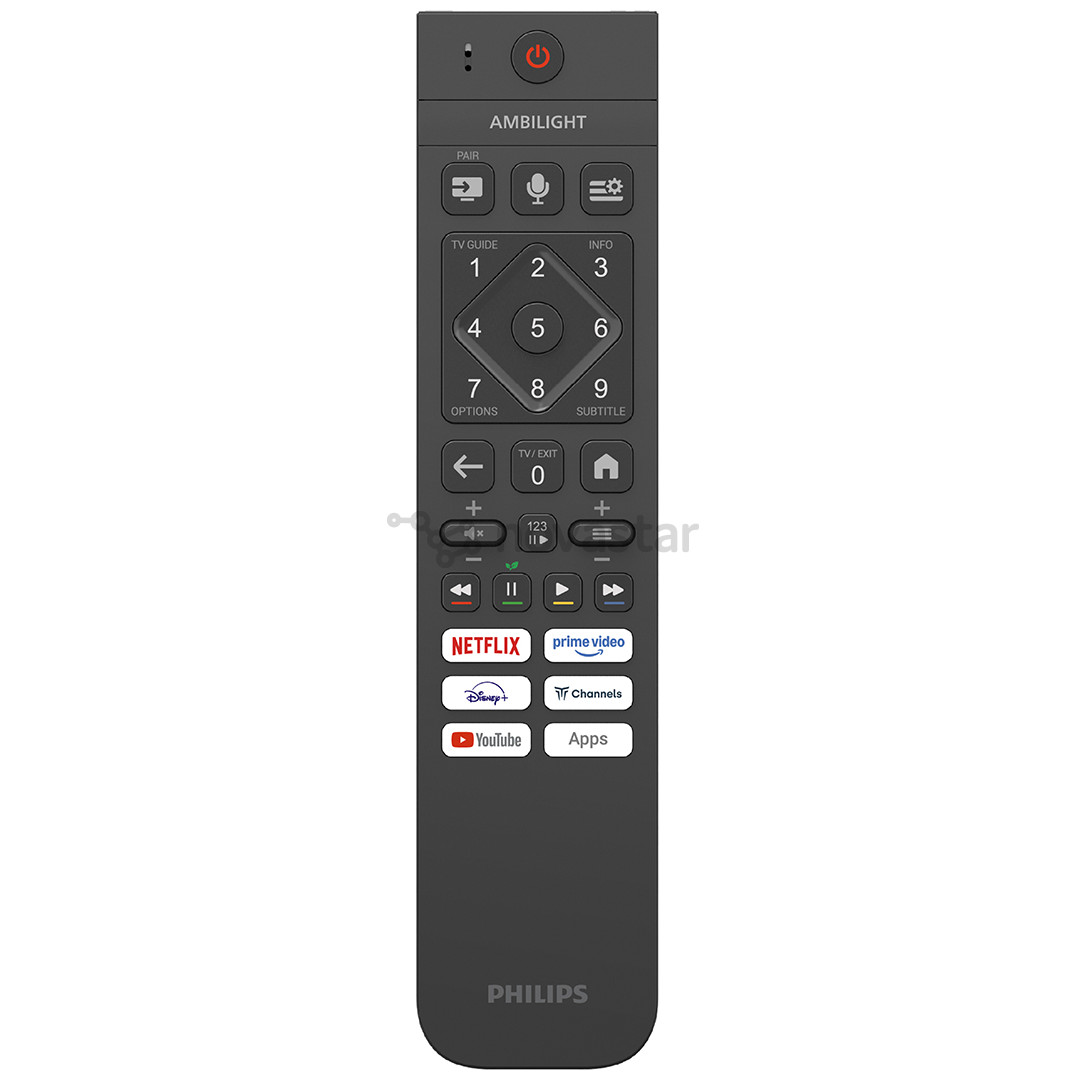 Philips The One PQS9011, 75'', 4K UHD, QLED, juodas - Televizorius