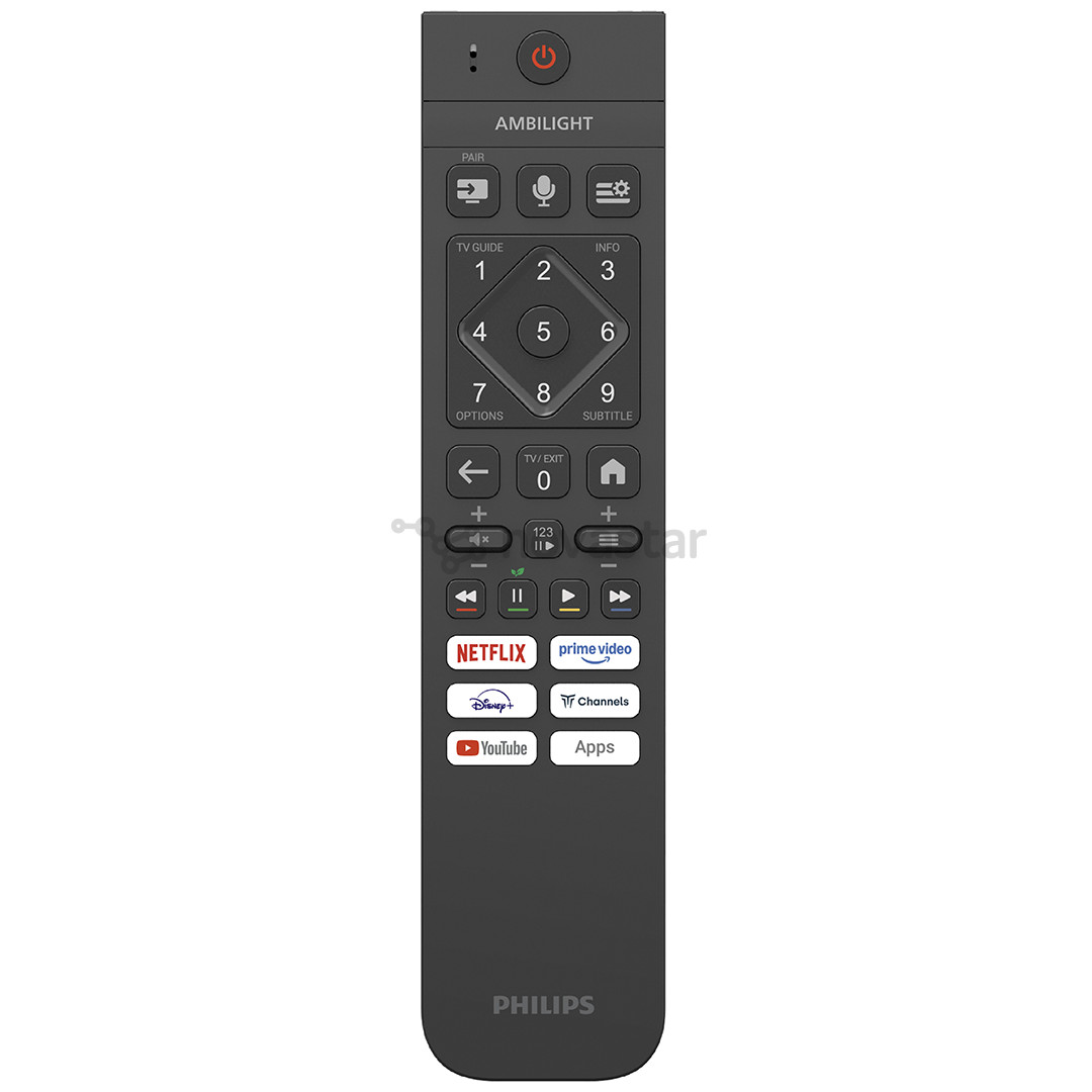 Philips PQS8611, 55'', 4K UHD, QLED, черный - Телевизор