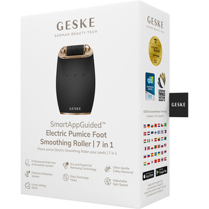 Geske SmartAppGuided, 7-in1, pilkas - Elektrinis pėdų šveitiklis su pemza