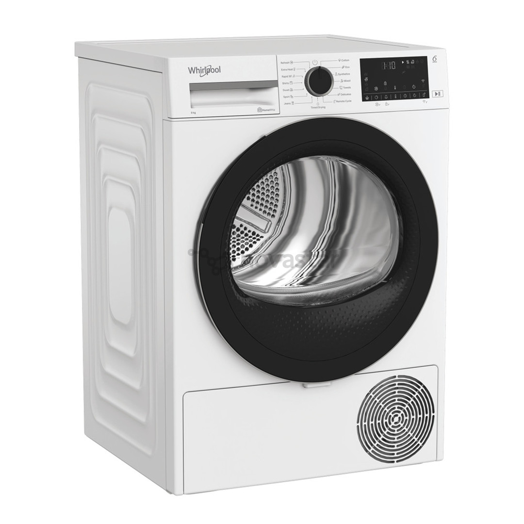 Whirlpool, 9 kg, gylis 60,7 cm - Džiovyklė