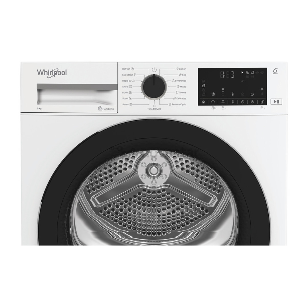 Whirlpool, 9 kg, gylis 60,7 cm - Džiovyklė