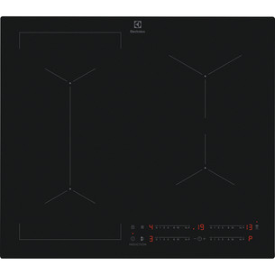 Electrolux 600 Series SaphirMatt SE® Hob2Hood, width 59 cm, black - Built-in induction hob