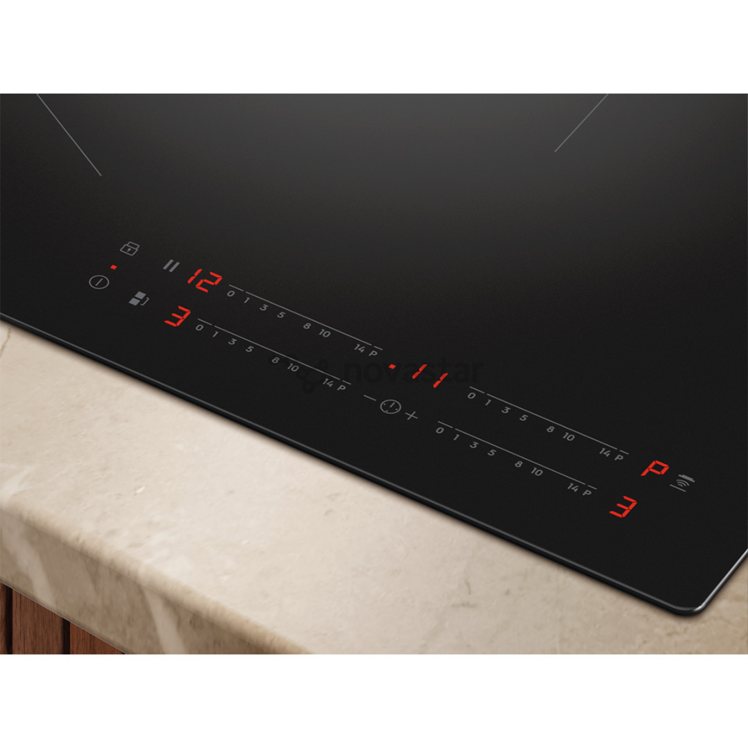 Electrolux 600 Series SaphirMatt SE® Hob2Hood, width 59 cm, black - Built-in induction hob