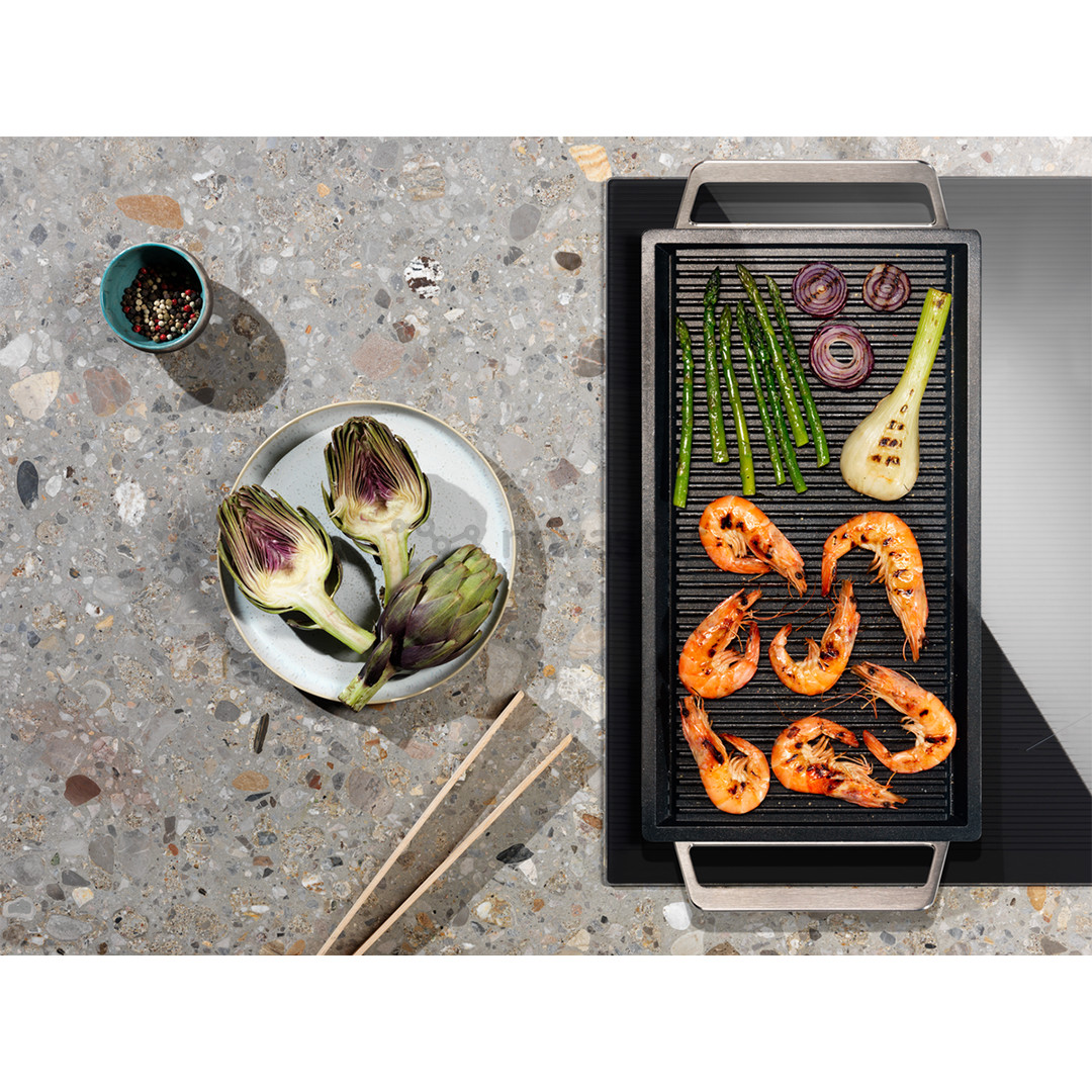 Electrolux 600 Series SaphirMatt SE® Hob2Hood, width 59 cm, black - Built-in induction hob