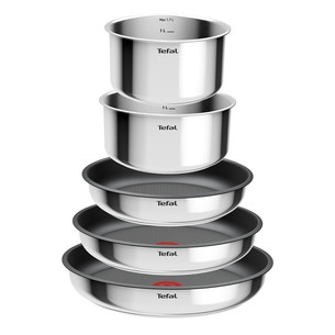 Tefal Ingenio Cook Eat, 6 dalių - Puodų ir keptuvių komplektas