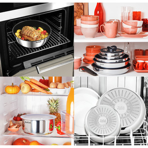 Tefal Ingenio Cook Eat, 6 dalių - Puodų ir keptuvių komplektas