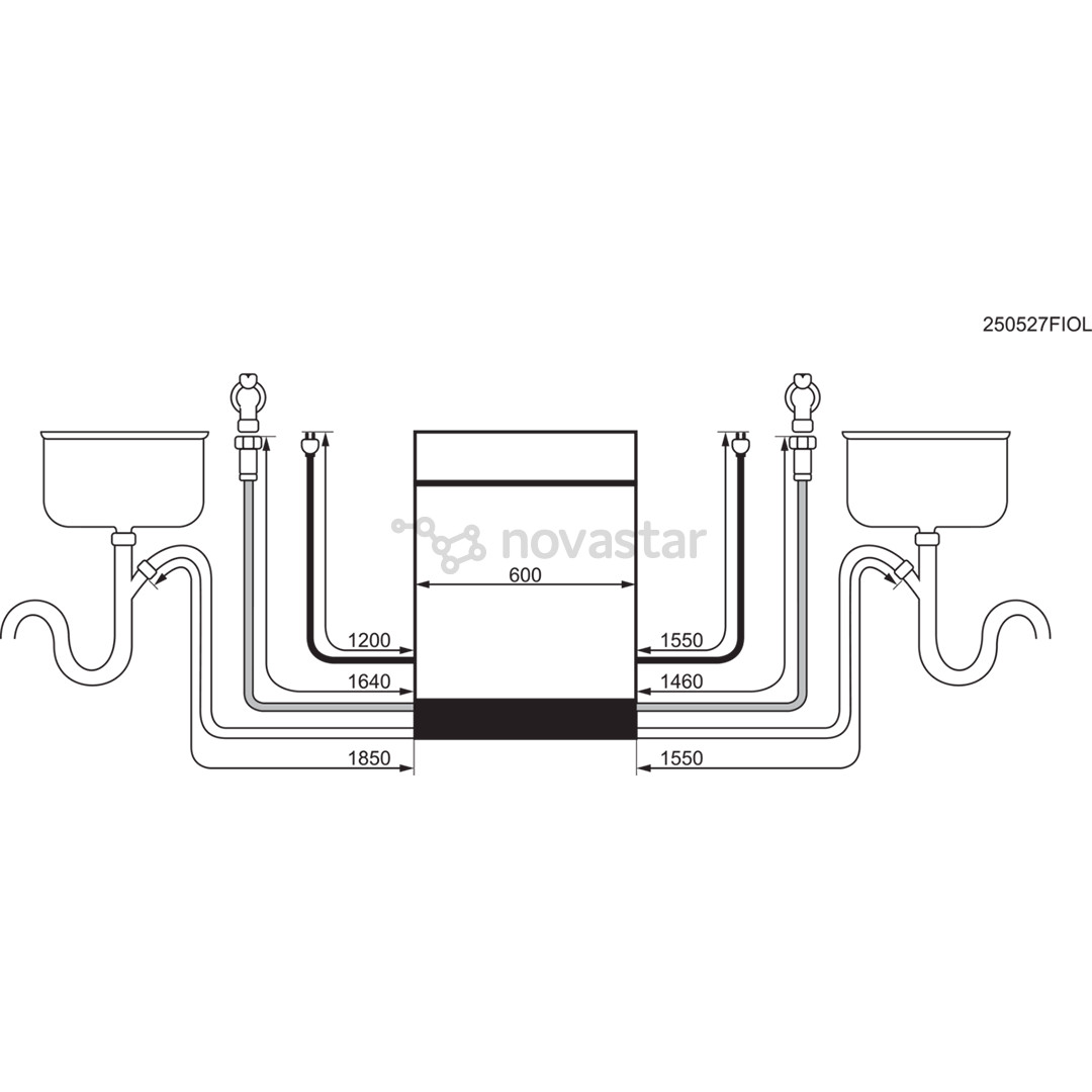 Electrolux 800 Series, CleaningPerformance, 14 komplektų talpa - Įmontuojama indaplovė