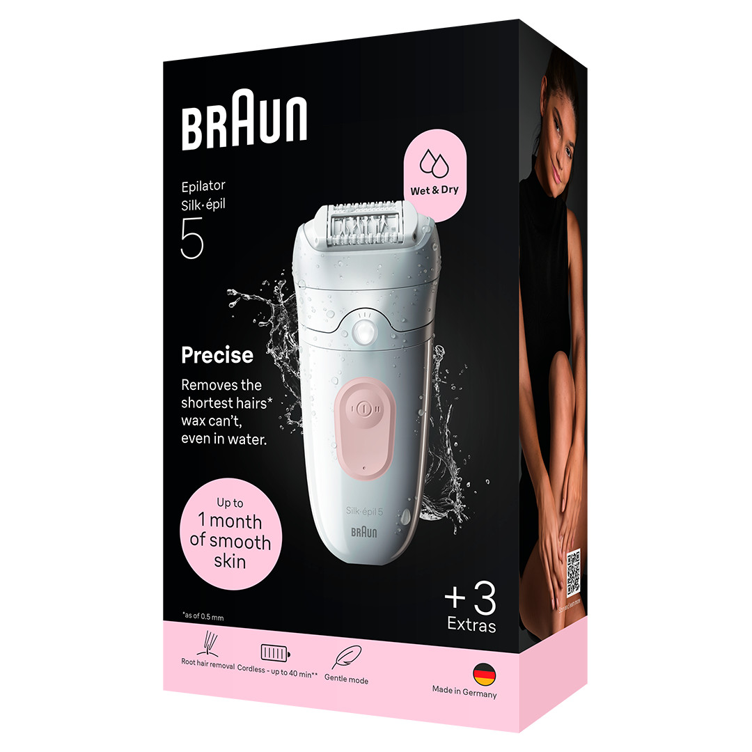 Braun Silk•épil 5, белый - Эпилятор