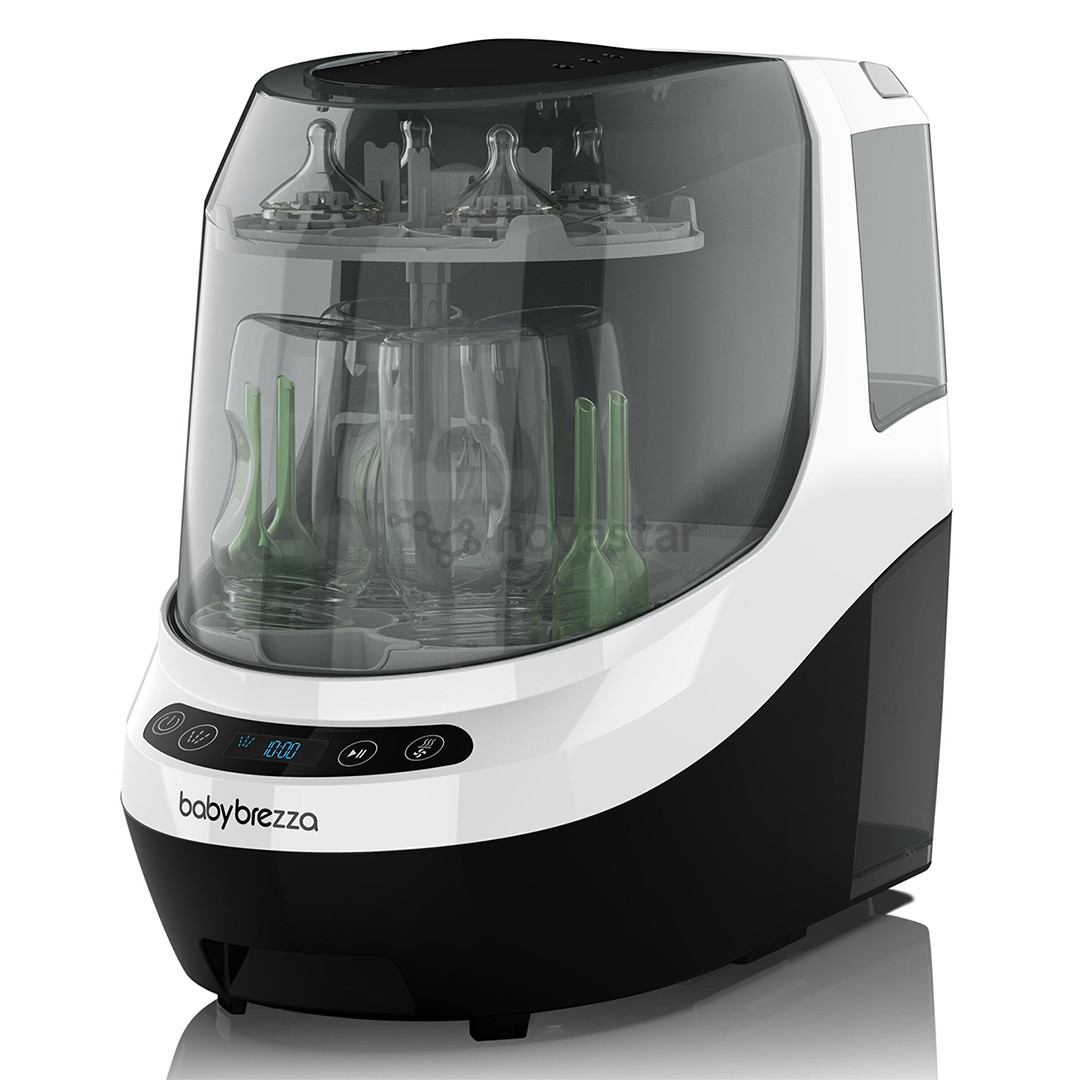 Baby Brezza Bottle Washer Pro, 3 viename, baltas/juodas - Buteliukų plautuvas