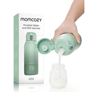 Momcozy, 0,5 l, žalias - Nešiojamas motinos pieno ir vandens šildytuvas