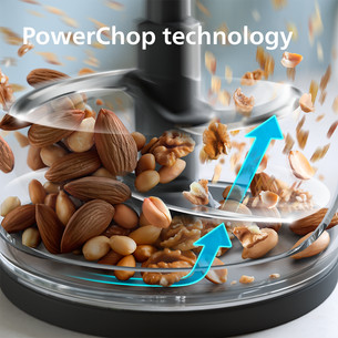 Philips Chopper series 5000, 650 W, juodas - Smulkintuvas
