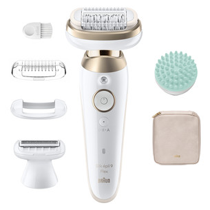 Braun Silk epil 9 Flex, baltas - Epiliatorius SES9-071