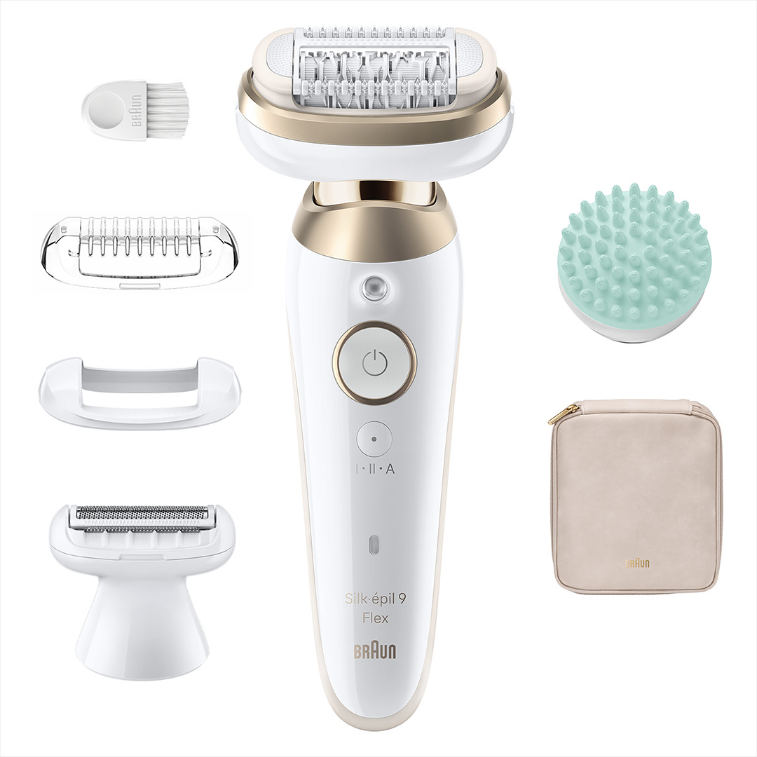 Braun Silk epil 9 Flex, baltas - Epiliatorius