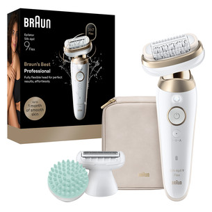 Braun Silk epil 9 Flex, baltas - Epiliatorius