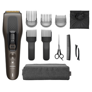 Philips, 0,5-28 mm, ruda/pilka - Plaukų kirpimo mašinėlė HC9721/15