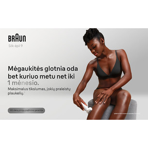 Braun Silk-epil 9, Wet & Dry, белый - Эпилятор