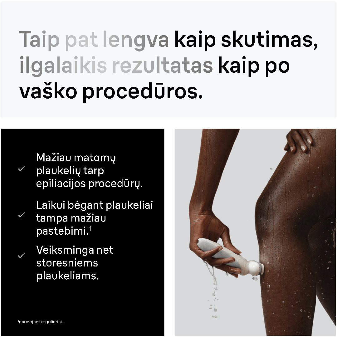 Braun Silk-epil 9, Wet & Dry, белый - Эпилятор