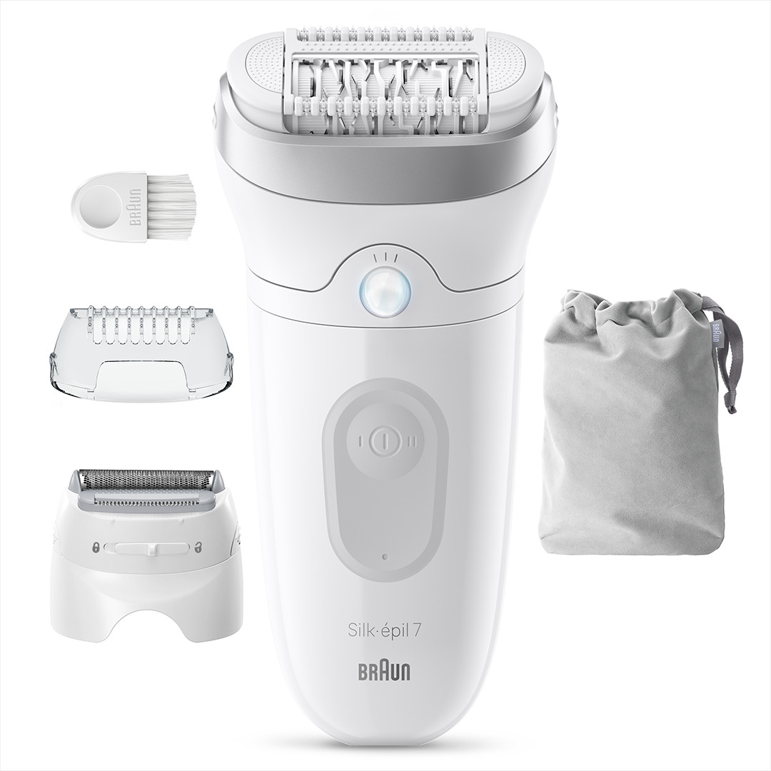 Braun Silk epil 7, белый - Эпилятор