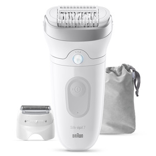Braun Silk epil 7, белый - Эпилятор